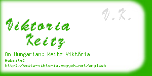 viktoria keitz business card